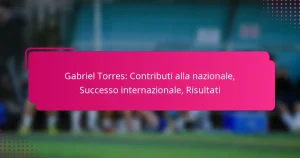 Gabriel Torres: Contributi alla nazionale, Successo internazionale, Risultati