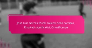 José Luis Garcés: Punti salienti della carriera, Risultati significativi, Onorificenze