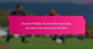 Ricardo Phillips: Ruolo nella nazionale, Successi internazionali, Risultati